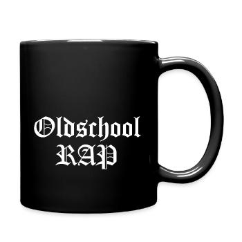oldschool rap - Full Color Mug - black - Right