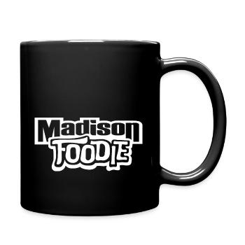 Madison Foodie Graphic White Text - Full Color Mug - black - Right
