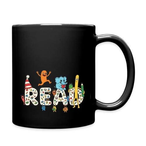 Whimsical READ Kids Cartoon - Full Color Mug