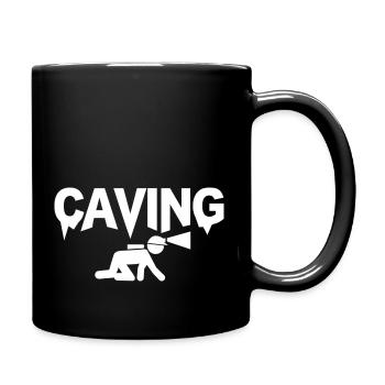 Caving lunking - Full Color Mug - black - Right