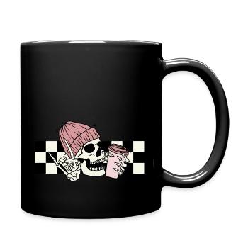 eleton Peace Sign Coffee - Full Color Mug - black - Right