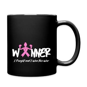 Winner, I Fought and I Won This War - Full Color Mug - black - Right