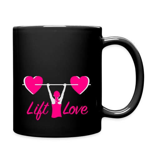 Women Love Fitness Pink Cure - Full Color Mug