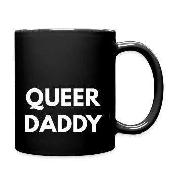 Queer Daddy t Queer LGBT Pride - Full Color Mug - black - Right