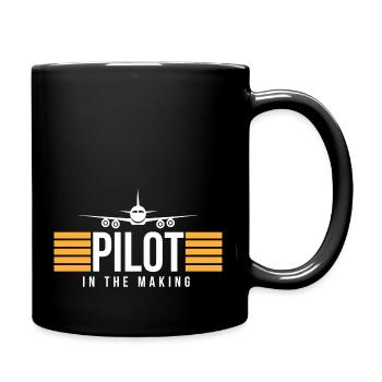 Pilot In The Making - Full Color Mug - black - Right