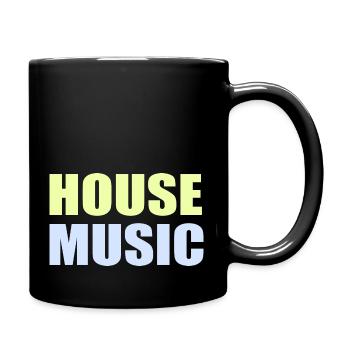 House music - Full Color Mug - black - Right