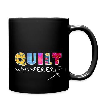 Quilt Whirer Quilting Saying Quote Sewing - Full Color Mug - black - Right