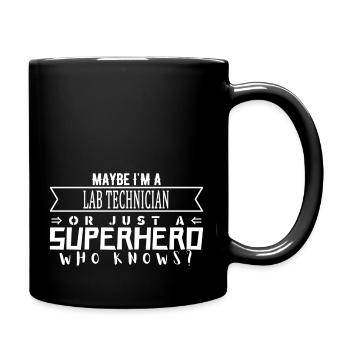Working Profession Lab Techian - Full Color Mug - black - Right