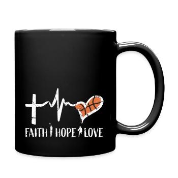 Religious Baetballn - Full Color Mug - black - Right