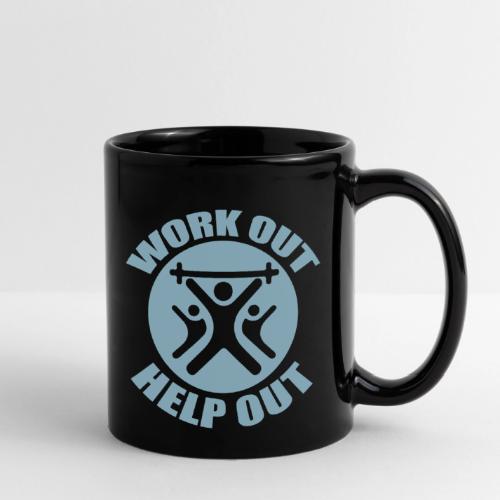 Work Out Help Out- Hat - Full Color Mug