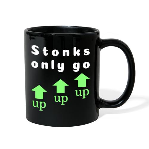 Stonks only go up up up - Full Color Mug