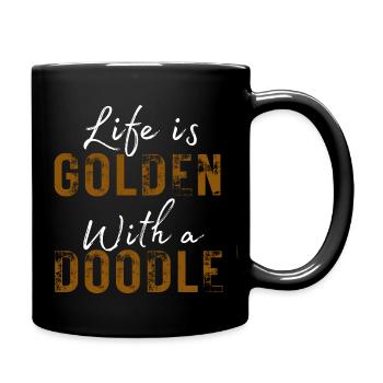 Life Is Golden - Full Color Mug - black - Right