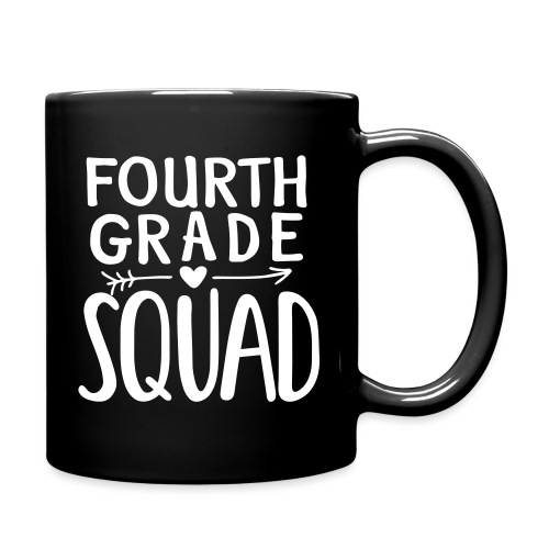 Fourth Grade Squad Teacher Team T-Shirts - Full Color Mug
