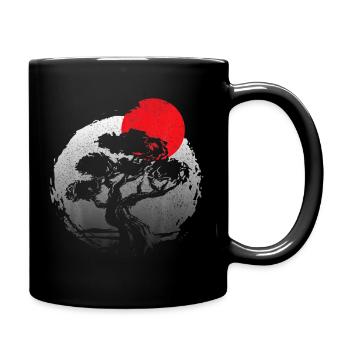 Bonsai Japanese Art Bonzai - Full Color Mug - black - Right