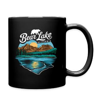Bear Lake California. - Full Color Mug - black - Right