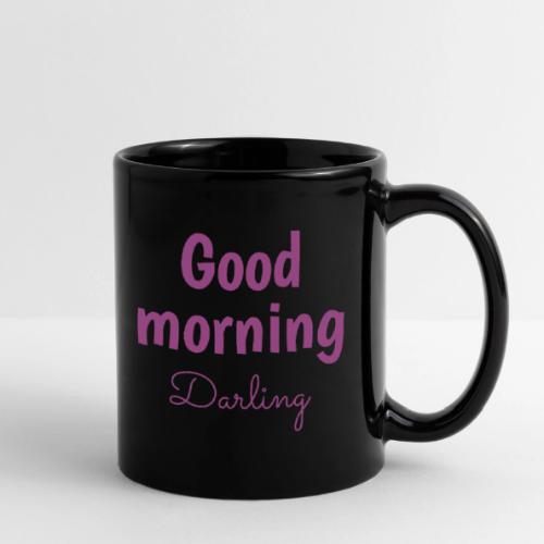 Good Morning Darling - Cute Romantic Coffee Mug - Full Color Mug