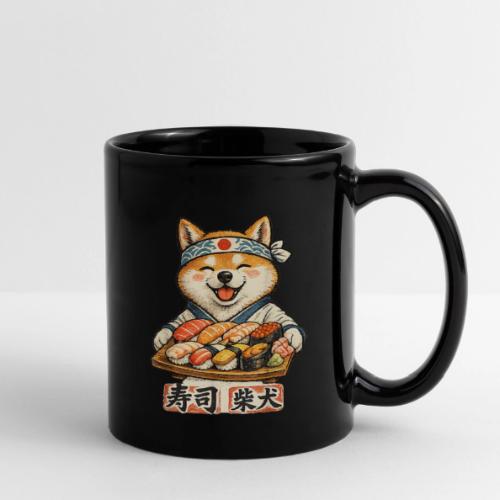 Funny Shiba Inu Sushi Kawaii Dog Tee - Full Color Mug