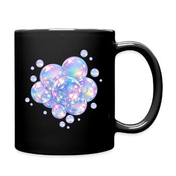 Iridescent Bubble Dream - Full Color Mug - black - Right