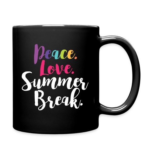 Peace Love Summer Break Teacher T-Shirts - Full Color Mug