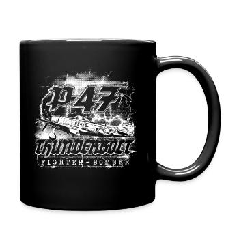 P-47 Thunderbolt - Full Color Mug - black - Right