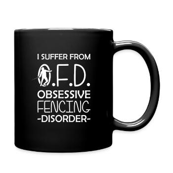 Fencing Fencing Coach - Full Color Mug - black - Right