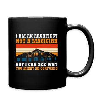 Engineer Building Study Civil Engineer - Full Color Mug - black - Right