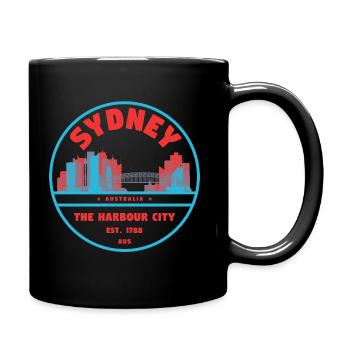 Sydney Australia - Full Color Mug - black - Right