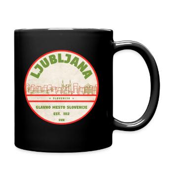 Ljubljana Slovenia - Full Color Mug - black - Right