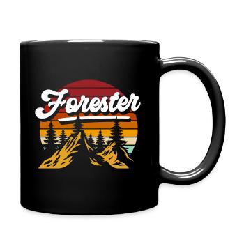 Forest Hunting Nature Conservation - Full Color Mug - black - Right