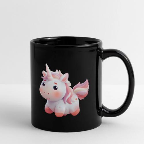 Sweet Cartoon Pink Unicorn - Full Color Mug