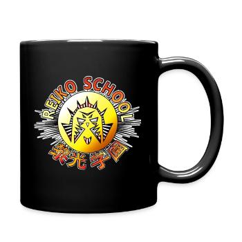 Reiko Daybreak School Emblem Sunrise - Full Color Mug - black - Right