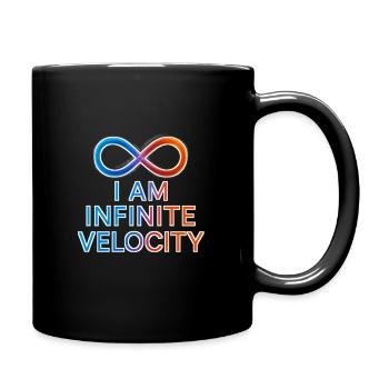I Am Infinity Velocity Gradient - Full Color Mug - black - Right