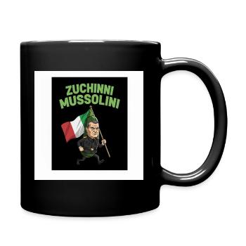 mussolini zucchini - Full Color Mug - black - Right