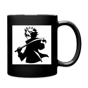 Shadow Blade Silhouette - Full Color Mug - black - Right