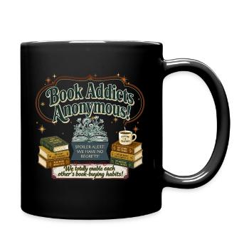 Book Addicts Anonymous  - Full Color Mug - black - Right