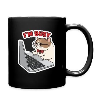 cat - Full Color Mug - black - Right
