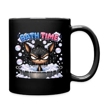 My cat bath - Full Color Mug - black - Right