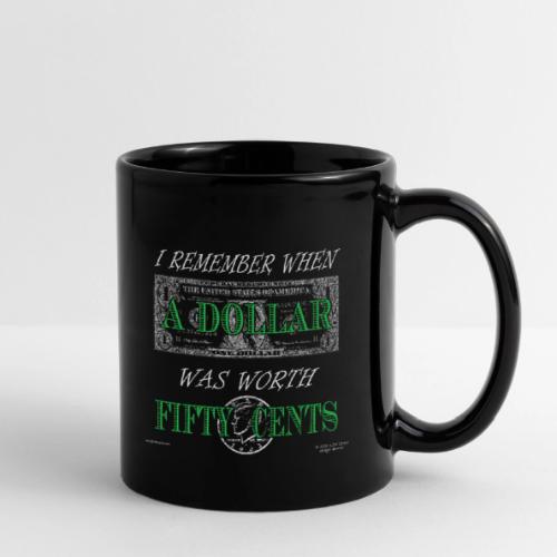 Dollar Front/Back (Dark Backgrounds) - Full Color Mug