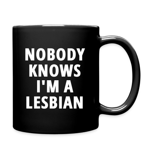NOBODY KNOWS I M A LESBIAN - Full Color Mug