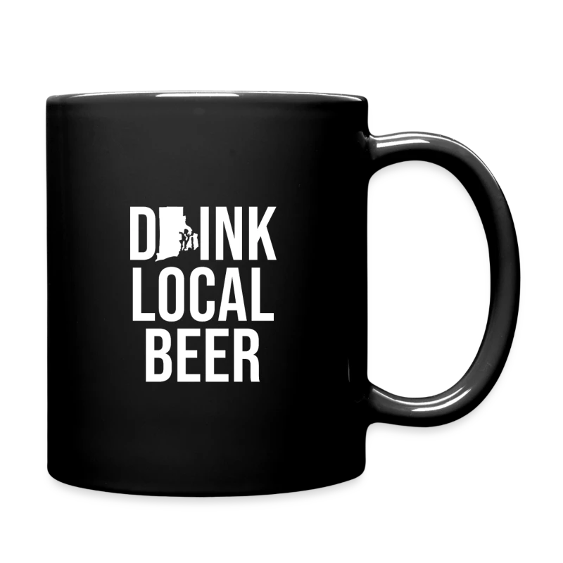 Drink Local Beer - Rhode Island - Full Color Mug