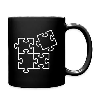 Jigsaw puzzle - Full Color Mug - black - Right