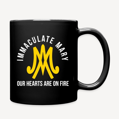 IMMACULATE MARY OUR HEARTS ARE ON FIRE - Full Color Mug