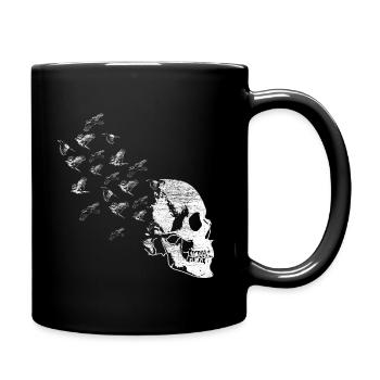 Raven odin birds - Full Color Mug - black - Right