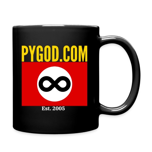 PYGOD.COM Infinity Flag Est 2005 (FRONT + BACK) - Full Color Mug
