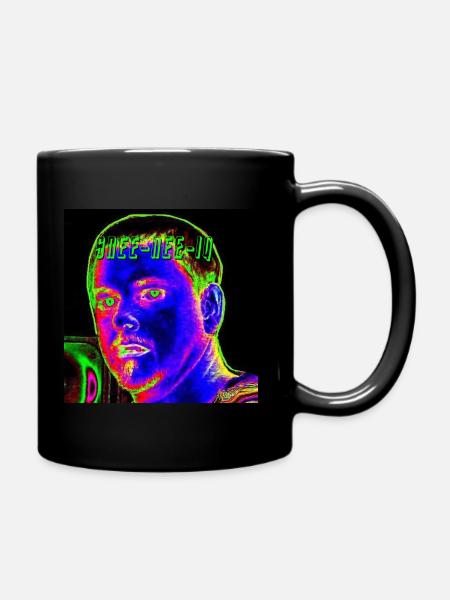 SneeNeeIq Radiated Head - Full Color Mug - black