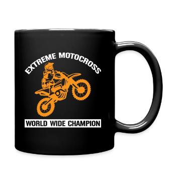 Extreme Motocross World Wide Champion - Full Color Mug - black - Right