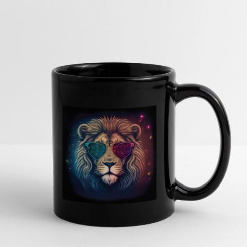 Jesus Lion of Judah wearing love glasses - Full Color Mug