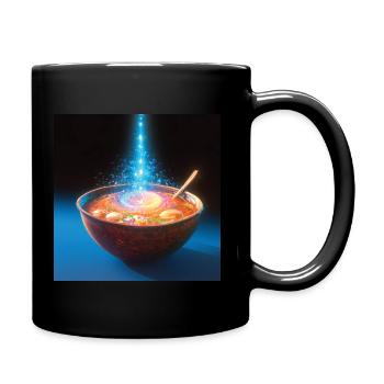 Bowl of Soup T-shirt - Full Color Mug - black - Right
