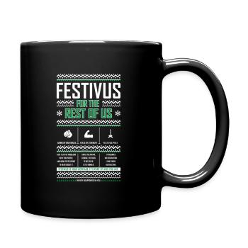 Festivus For The Rest Of Us - Full Color Mug - black - Right