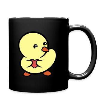 Duckie Stole Your Heart - Full Color Mug - black - Right